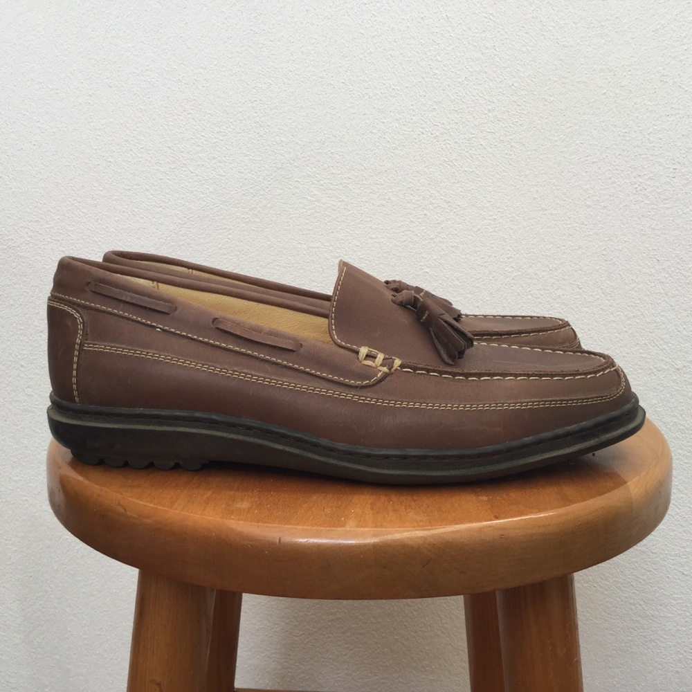 Sandro Moscoloni Vineyard Women's Structured Tan/Brown Loafer Size 9